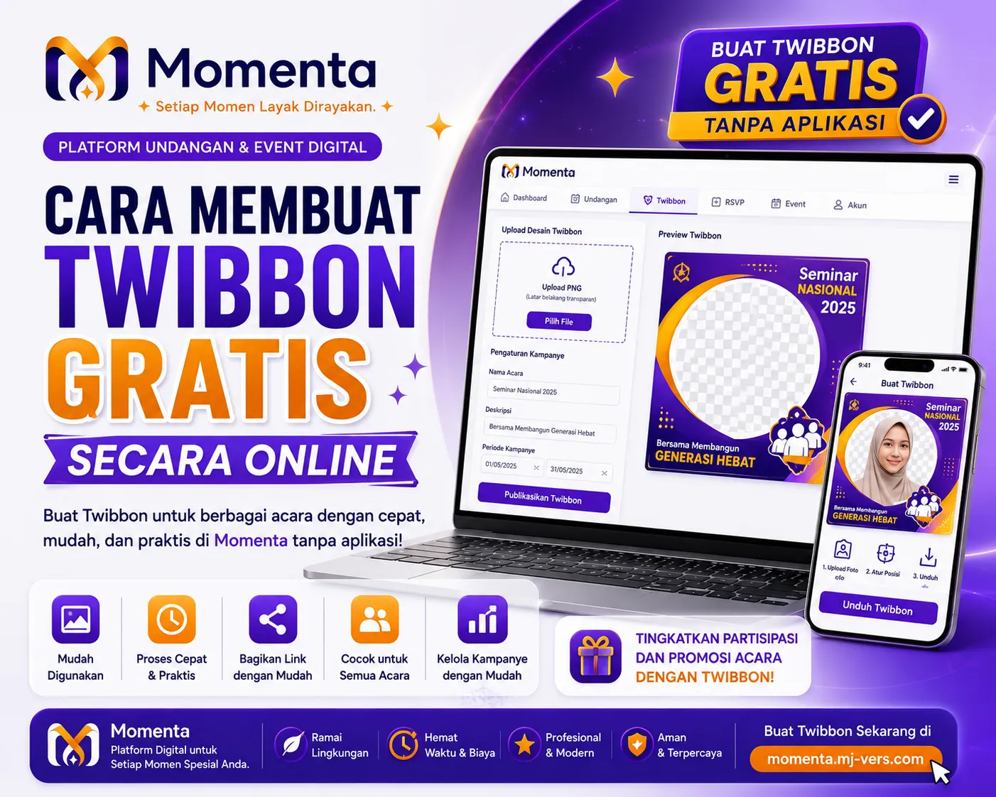Cara Membuat Twibbon Gratis