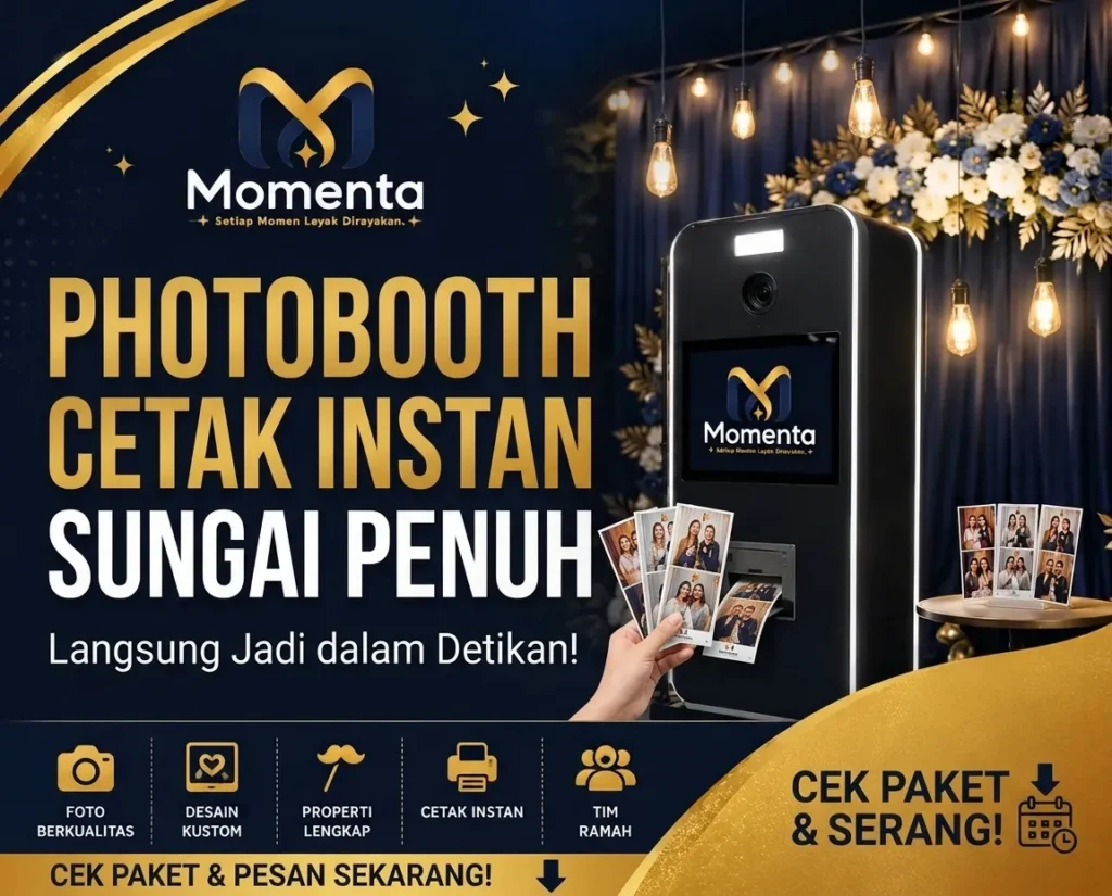 photobooth cetak instan Sungai Penuh