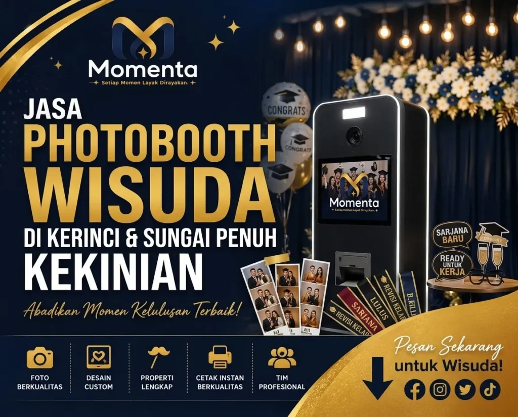 photobooth wisuda Kerinci