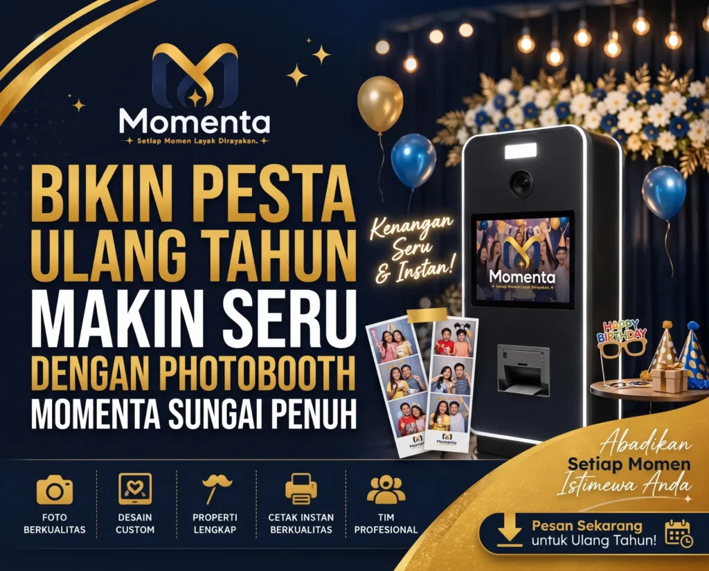photobooth ulang tahun Sungai Penuh