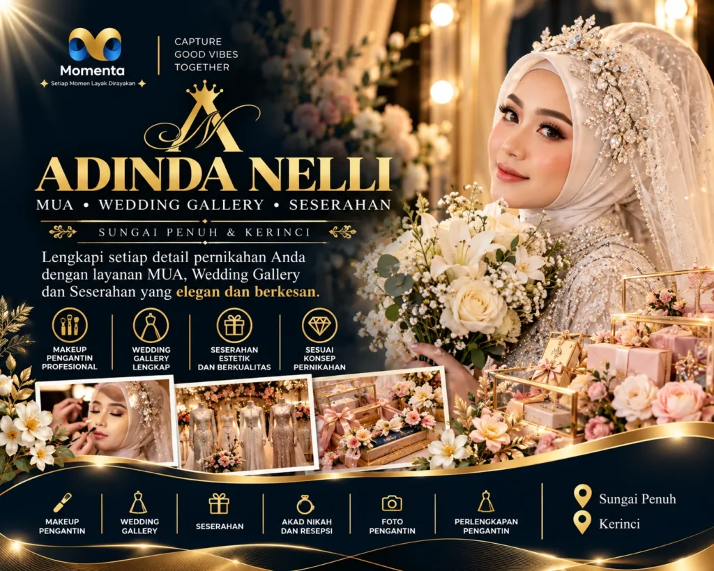 ADINDA NELLI: MUA, Wedding Gallery & Seserahan untuk Melengkapi Momen Pernikahan