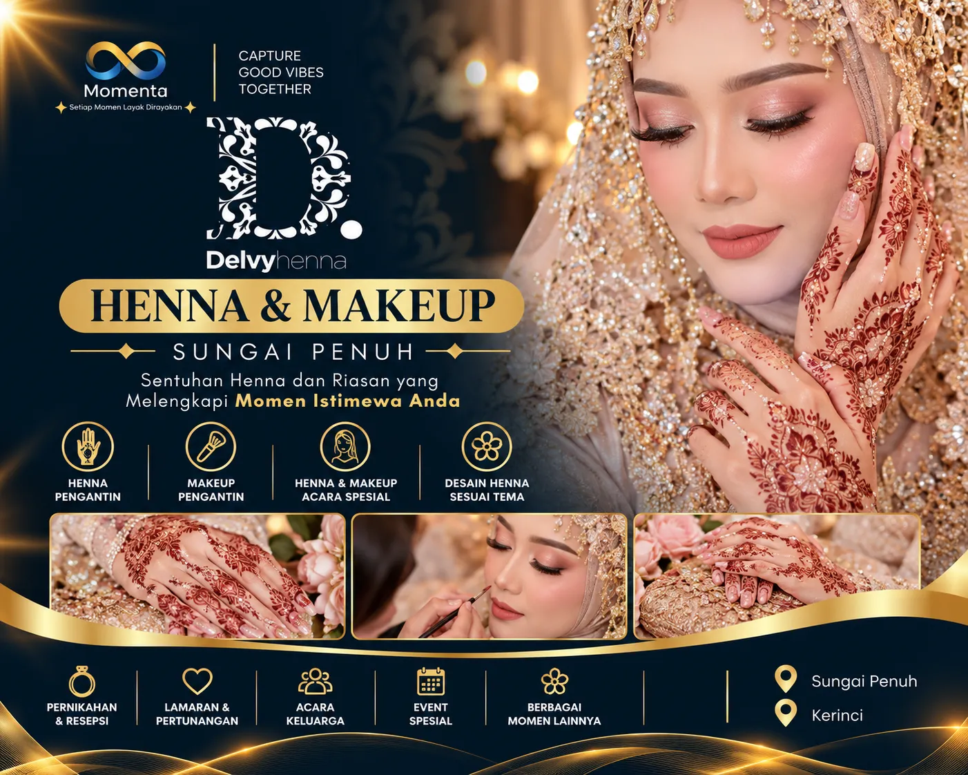Delvy Henna & Makeup Sungai Penuh