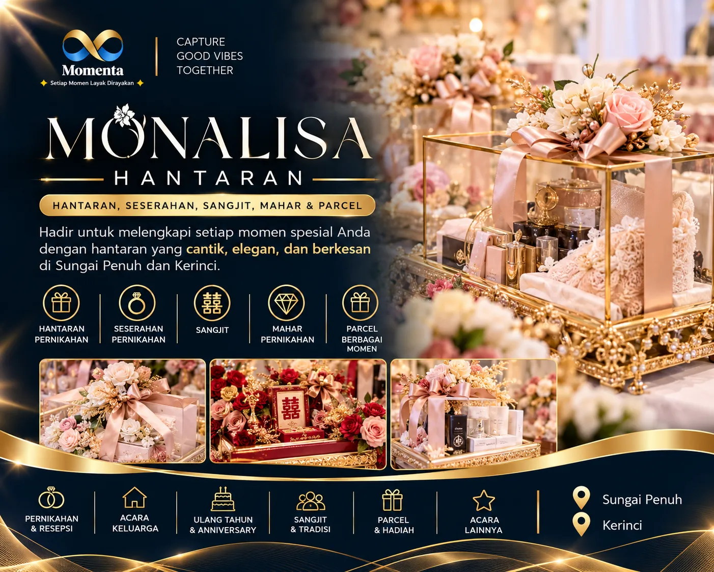 Hantaran Monalisa - Vendor Hantaran Seserahan Sangjit Mahar dan Parcel Sungai Penuh Kerinci
