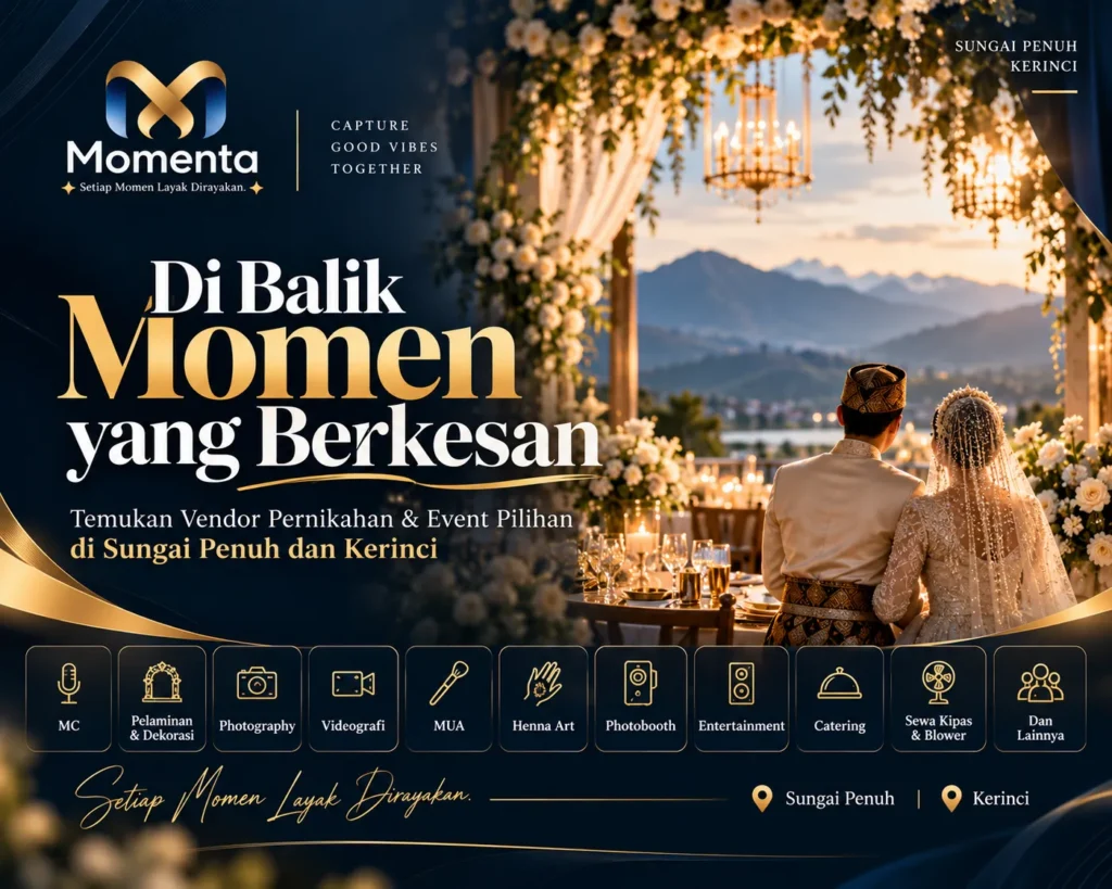 Vendor pernikahan dan event di Sungai Penuh dan Kerinci